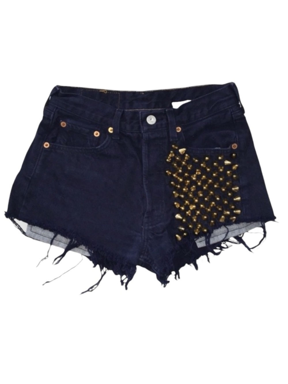 RP 4 LF ➢ Rihanna‘s Ragged Priest ➢ Levi's® Red Tab 501’s® ➢ Stud Cutoffs Shorts - Picture 10 of 16